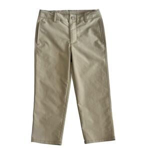 UNDER ARMOUR Boys Matchplay Khaki Pants Size 4